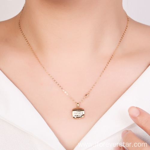 18K Gold Plated 925 Silver Valentine Day Necklace